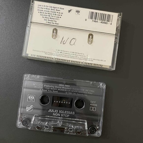 Julio Iglesias –Non Stop Cassette Tape VG+ C43 - Picture 2 of 2